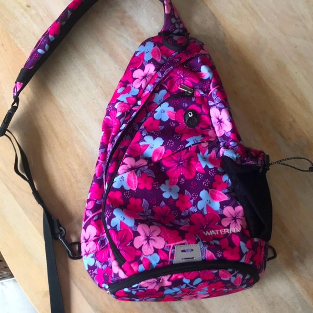 Floral Waterfly sling bag